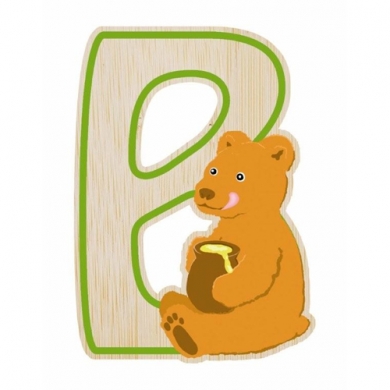 EverEarth Bamboo Letter B for Bear