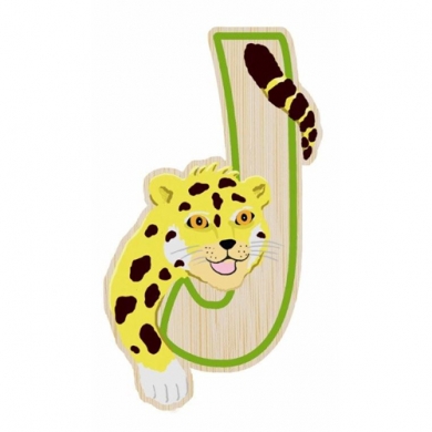EverEarth Bamboo Letter J for Jaguar