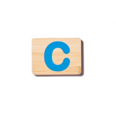 EverEarth Bamboo Name Train Letter C