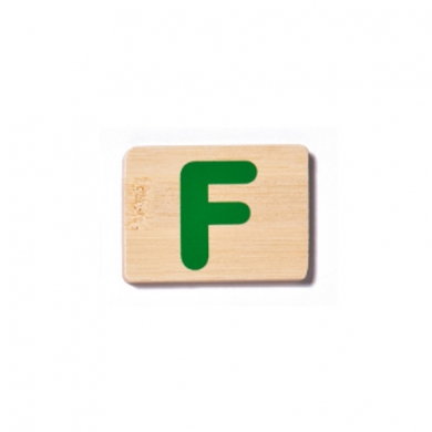 EverEarth Bamboo Name Train Letter F