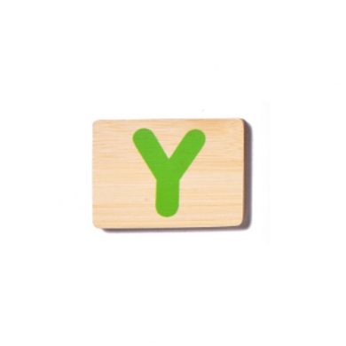 EverEarth Bamboo Name Train Letter Y