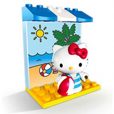 Mega Bloks Hello Kitty Beach House : : Toys