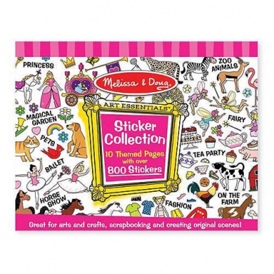 Melissa & Doug Sticker Bundle – 4 Aktivitätsbücher Mit Aufklebern, Wiederverwendbar