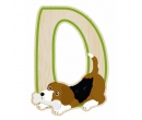 EverEarth Bamboo Letter D for Dog
