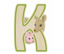 EverEarth Bamboo Letter K for Kangaroo