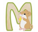 EverEarth Bamboo Letter M for Mouse