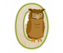 EverEarth Bamboo Letter O for Owl