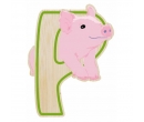 EverEarth Bamboo Letter P for Pig