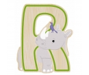 EverEarth Bamboo Letter R for Rhino