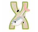 EverEarth Bamboo Letter X for Xray Fish