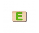EverEarth Bamboo Name Train Letter E