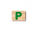 EverEarth Bamboo Name Train Letter P