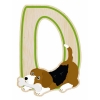 EverEarth Bamboo Letter D for Dog