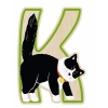 EverEarth Bamboo Letter K for Kitten