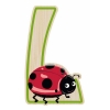 EverEarth Bamboo Letter L for Ladybug