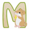 EverEarth Bamboo Letter M for Mouse