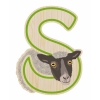EverEarth Bamboo Letter S for Sheep