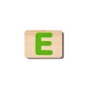 EverEarth Bamboo Name Train Letter E